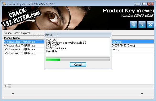 Keygen для Product Key Viewer