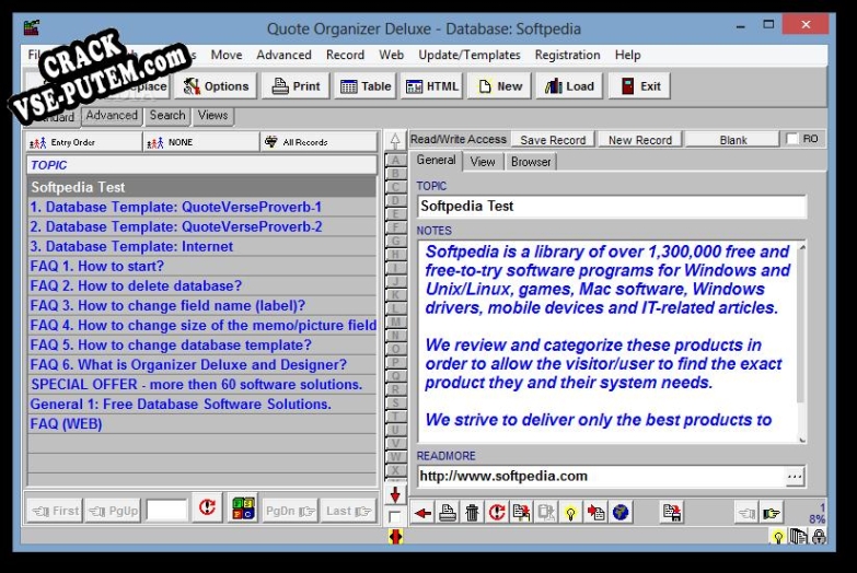 Quote Organizer Deluxe + crack/ключ