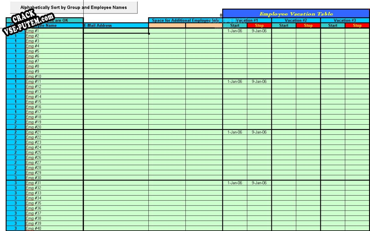 S2-10-200 for 200 Employees and 10 Shifts + crack/ключ