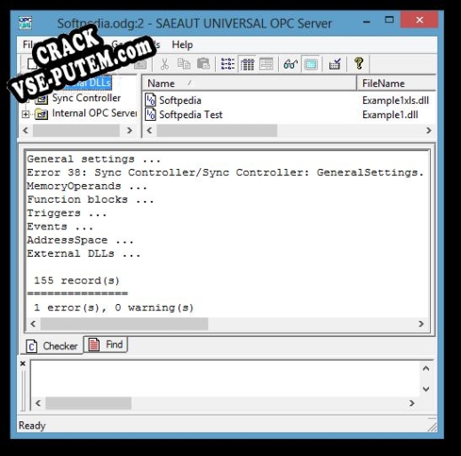 Crack для SAEAUT UNIVERSAL OPC Server