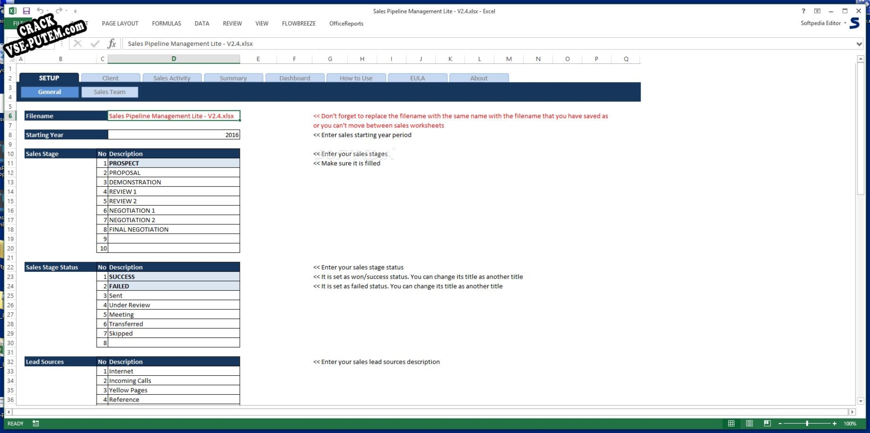 Sales Pipeline Management Lite keygen (кейген)