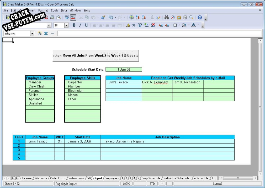 Keygen для Schedule Crew Assignments for Your Employees