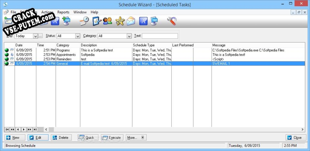 Взлом Schedule Wizard Standard Edition