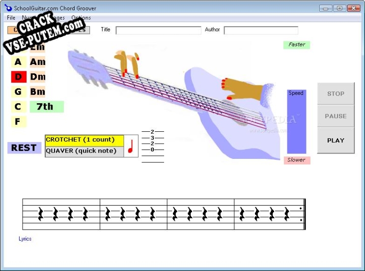 School Guitar Learning Software  + crack (кряк)
