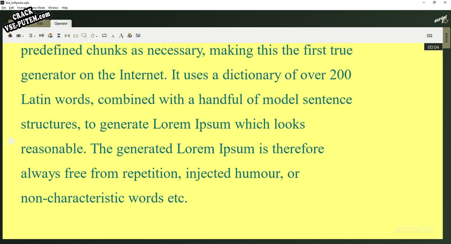 Script-Q Professional и crack patch (взлом)