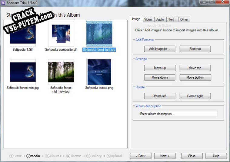 Crack для Shozam Express Edition ( formerly Web Gallery Wizard Pro )