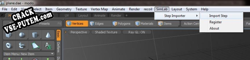 SimLab Step Importer for Modo keygen (кейген)