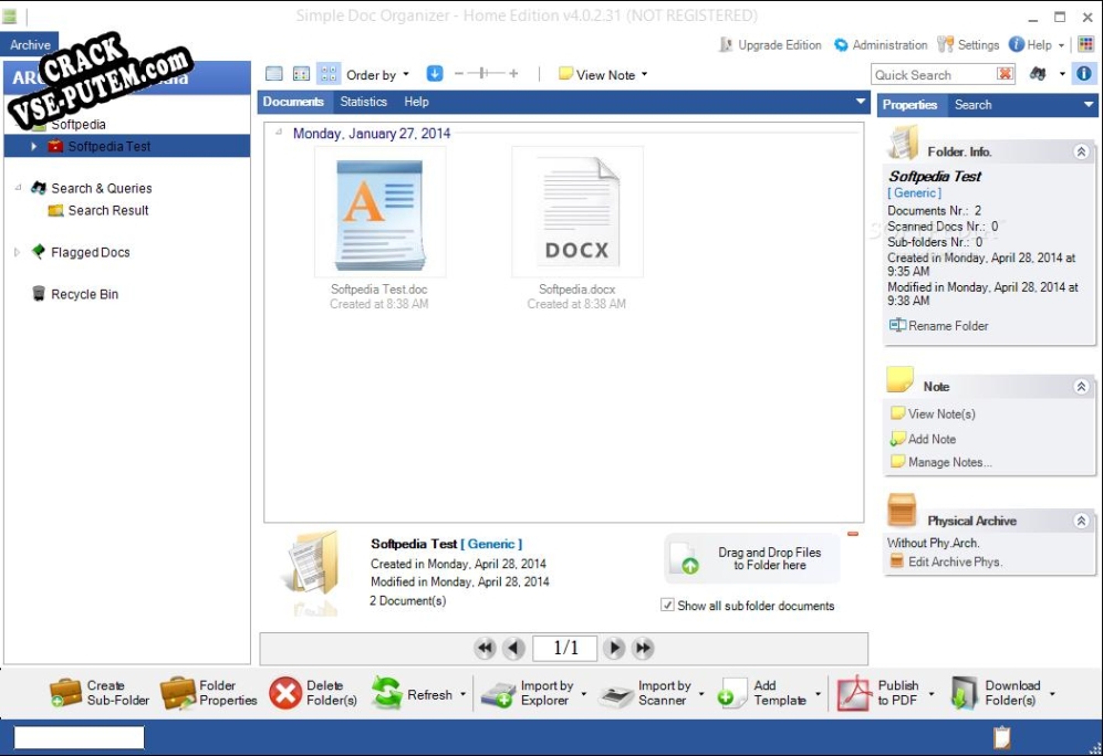 Simple Doc Organizer Home Edition + crack/ключ