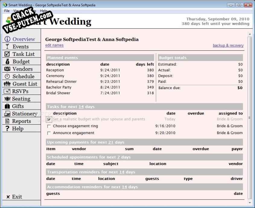 Smart Wedding keygen (кейген)