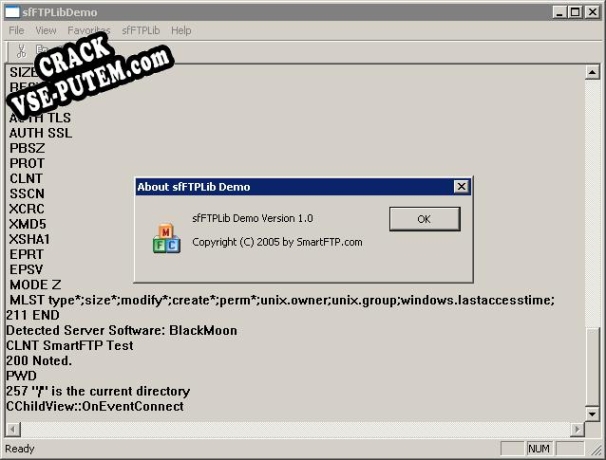 Взлом SmartFTP FTP Library