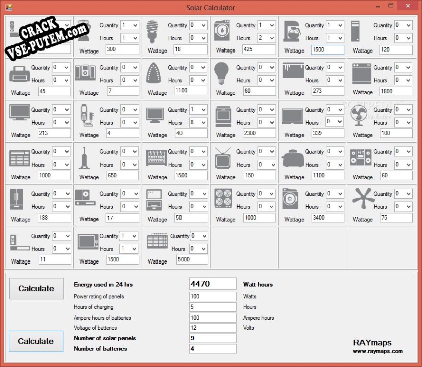 Solar Calculator и crack patch (взлом)
