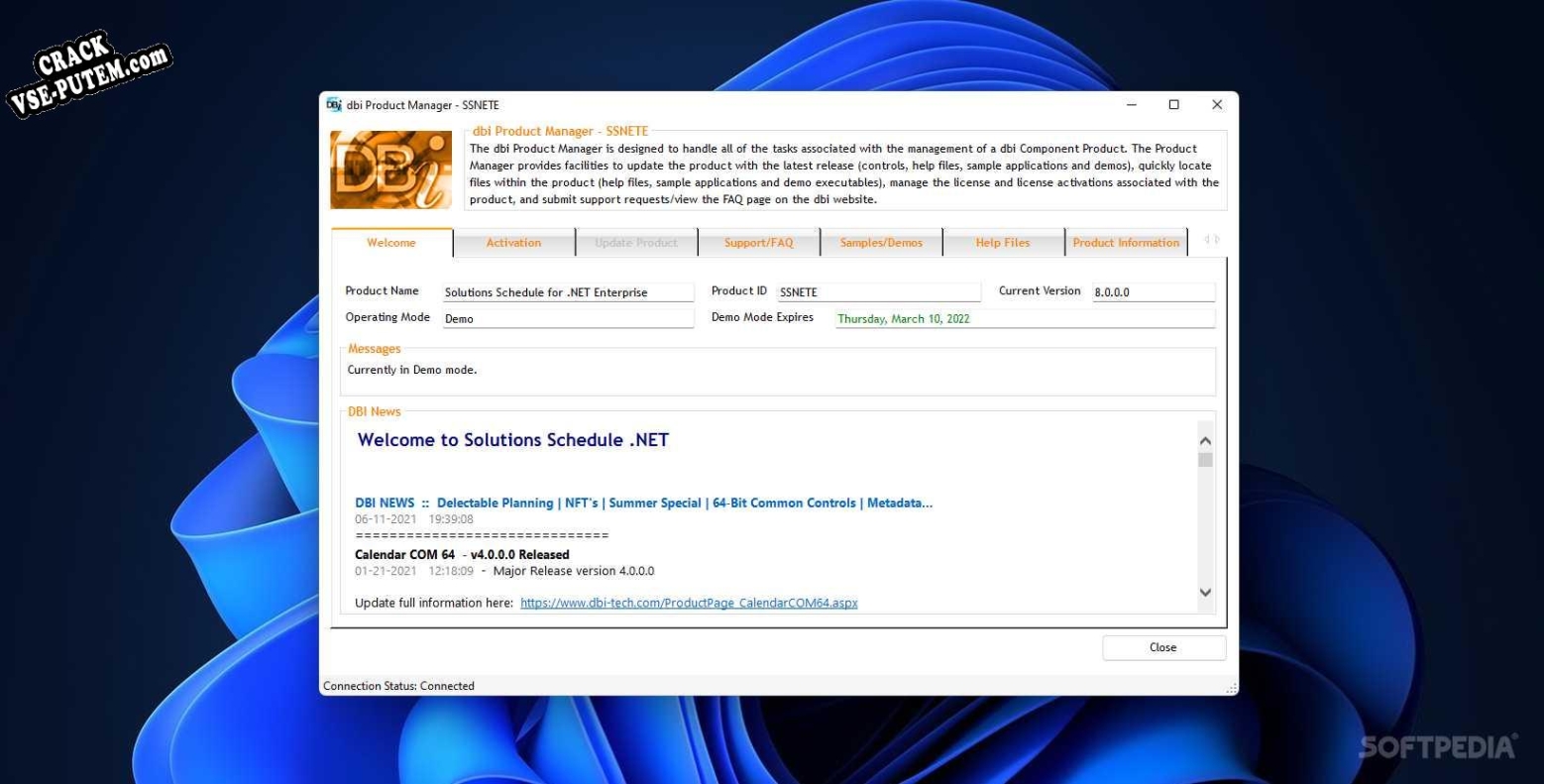 Solutions Schedule .NET и crack patch (взлом)