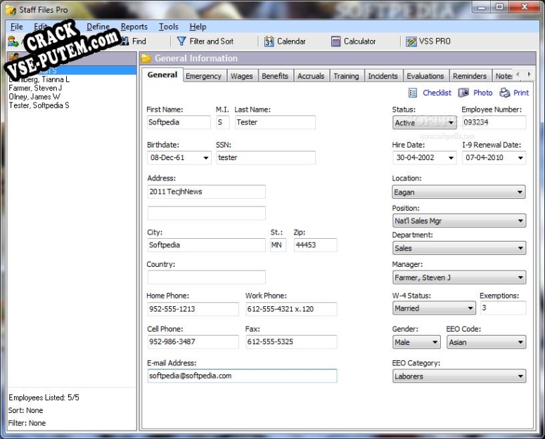 Staff Files Pro с patch/keygen
