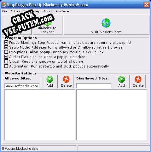 StopDragon Pop-Up Blocker keygen (кейген)