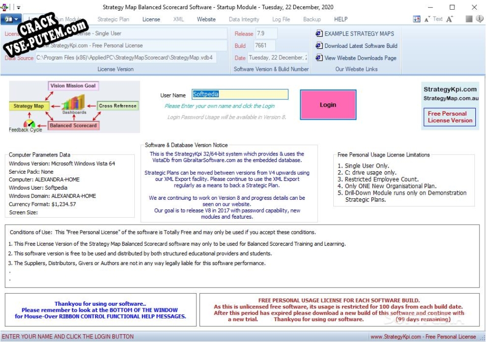 Crack для Strategy Map Balanced Scorecard