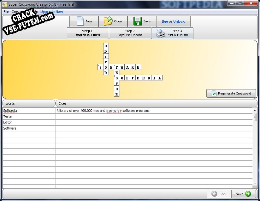 Super Crossword Creator  + crack (кряк)