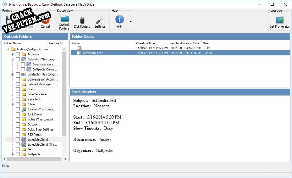 Взлом Syncsi Portable for Outlook