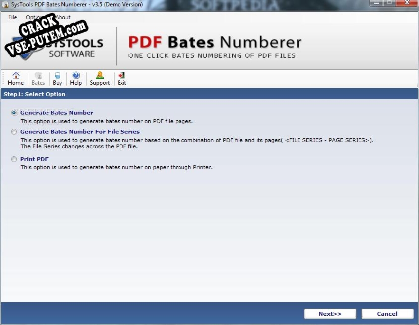 Ключ для SysTools PDF Bates Numberer