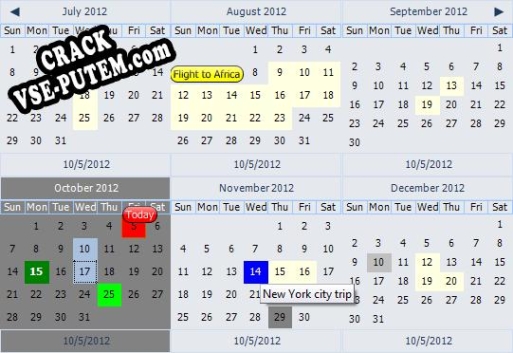 TAdvSmoothCalendar с patch/keygen