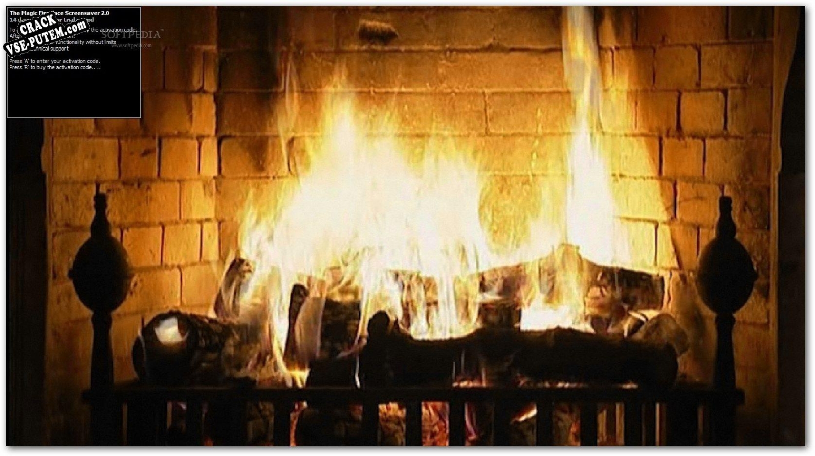 The Magic Fireplace Screensaver и crack patch (взлом)