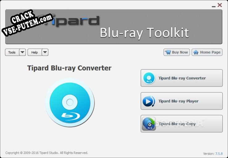 Tipard Blu-ray Toolkit + crack/ключ