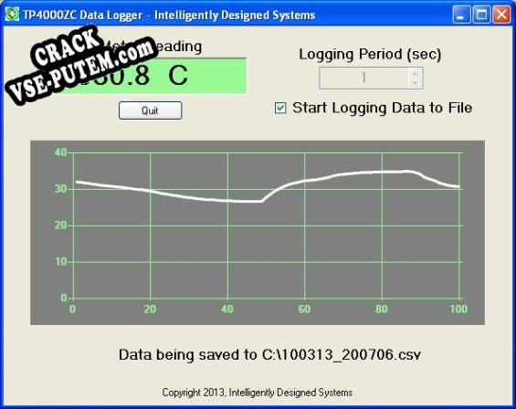 Активация программы TP4000ZC Data Logger