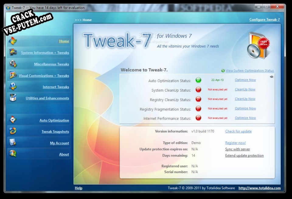 Взлом Tweak-7