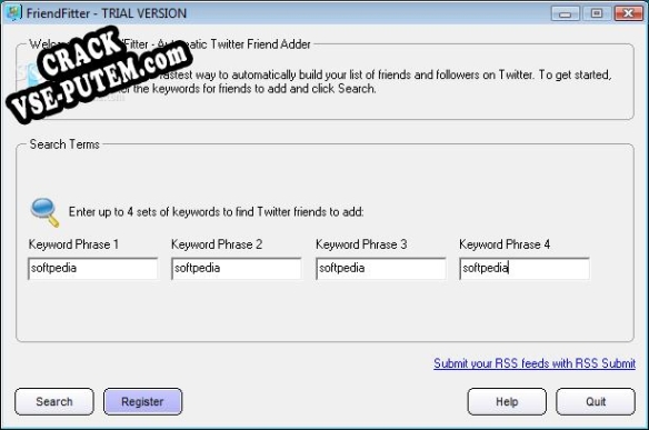 Crack для Twitter FriendFitter