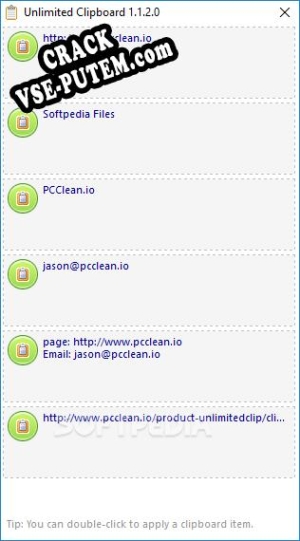 Активация программы Unlimited Clipboard