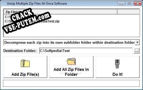 Unzip Multiple Zip Files At Once Software и crack patch (взлом)