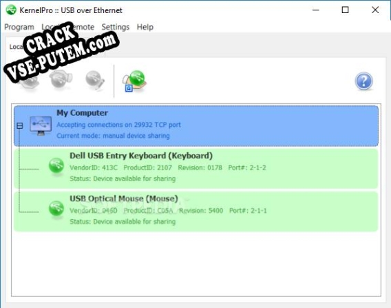 Keygen для USB over Ethernet