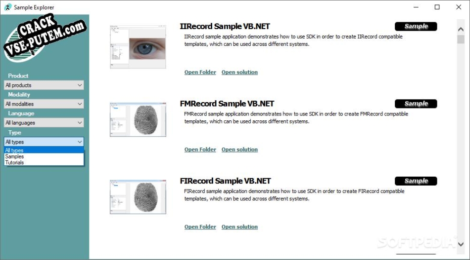 VeriLook Standard SDK  + crack (кряк)