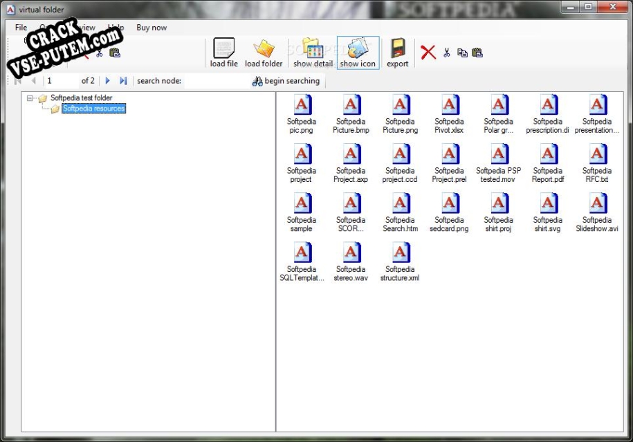 Взлом (keygen) Virtual Folder