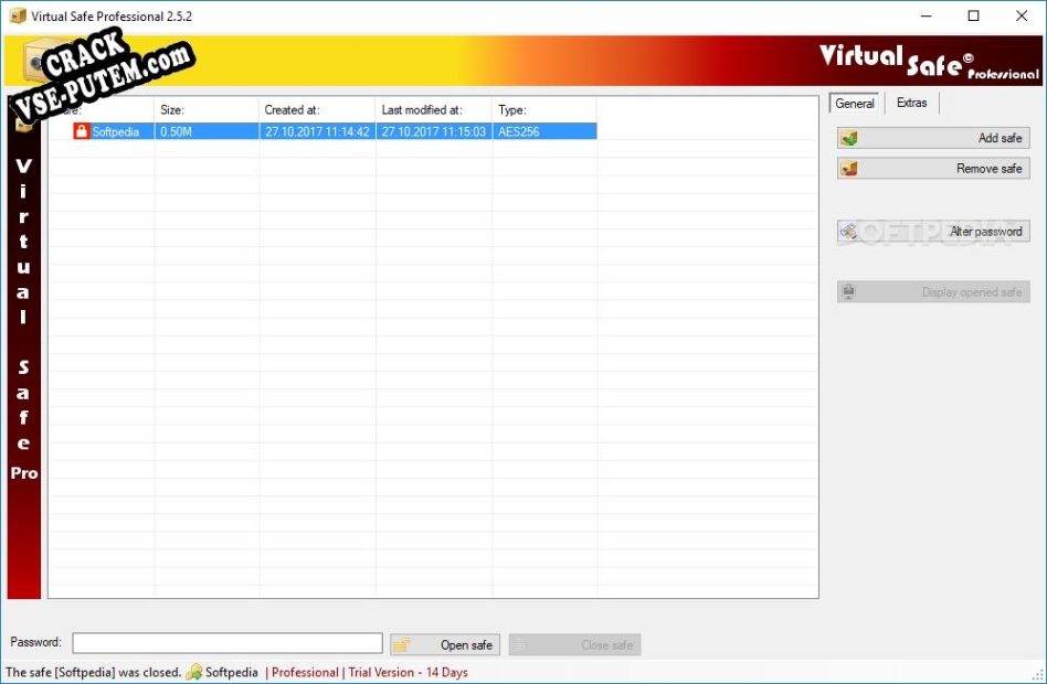 Virtual Safe Professional с patch/keygen