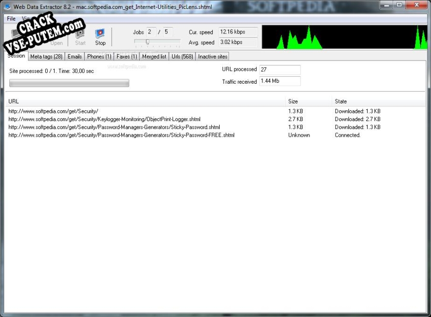 Взлом (keygen) Web Data Extractor
