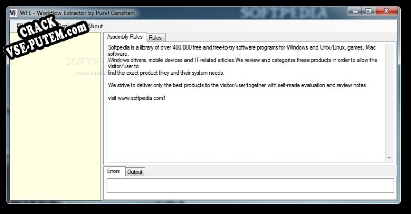 Ключ для WFE - Workflow Extractor