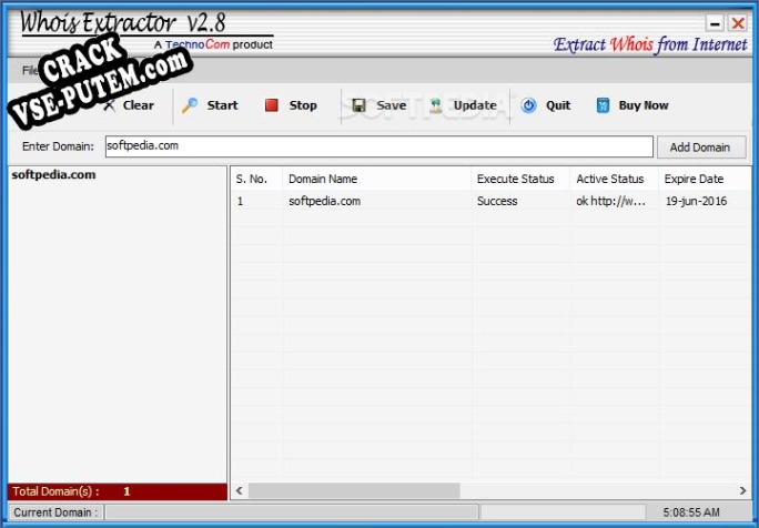 Whois Extractor и crack patch (взлом)