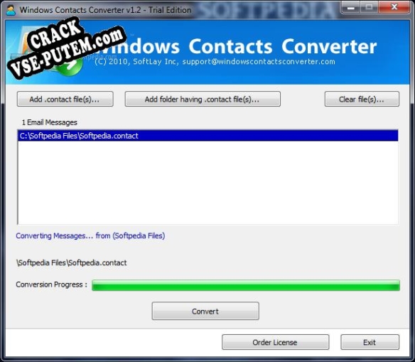 Windows Contacts Converter + crack/ключ