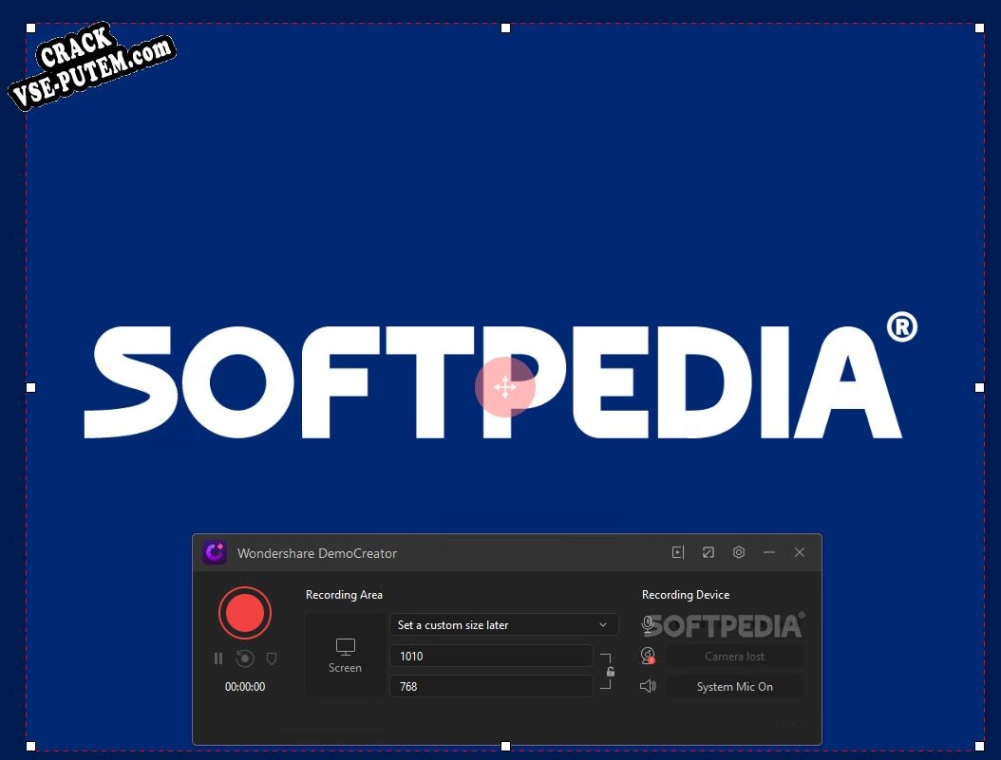 Wondershare DemoCreator и crack patch (взлом)