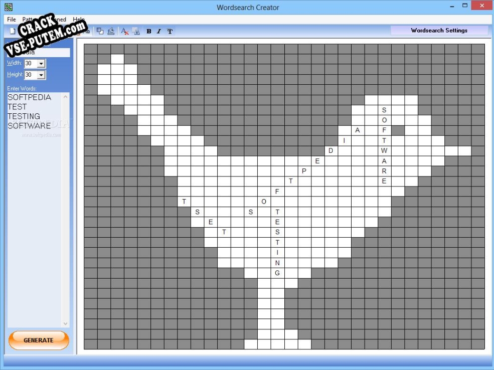 Активация программы Wordsearch Creator Pro