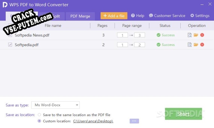 Keygen для WPS PDF to Word Converter