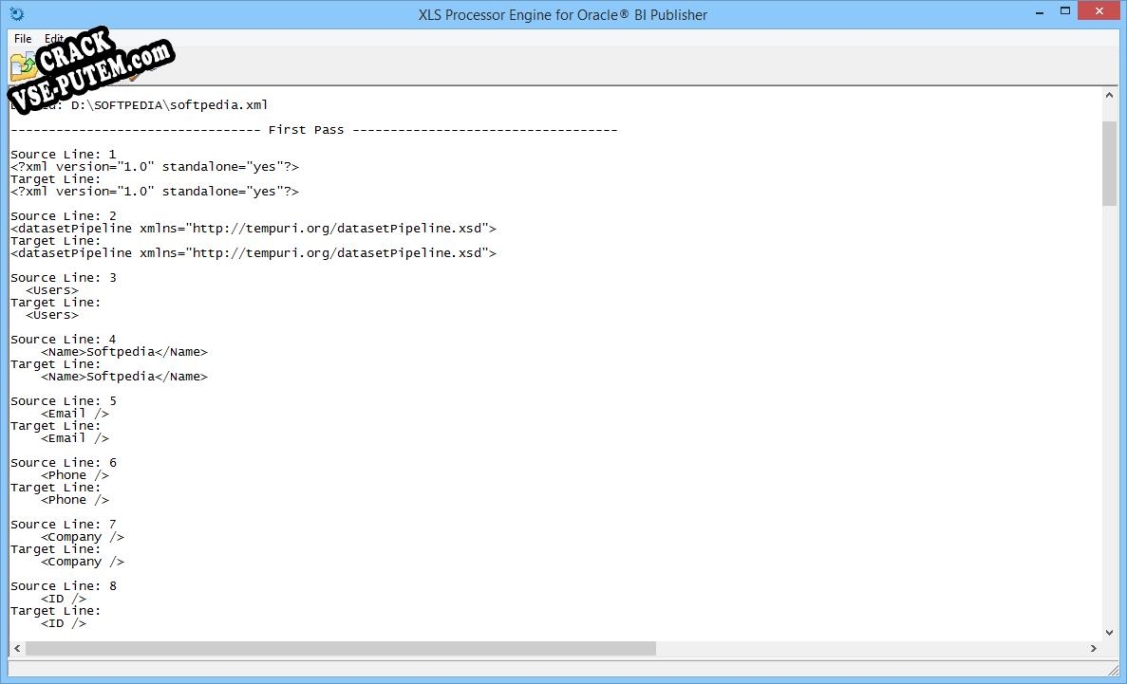XLS Processor Engine for Oracle BI Publisher с patch/keygen