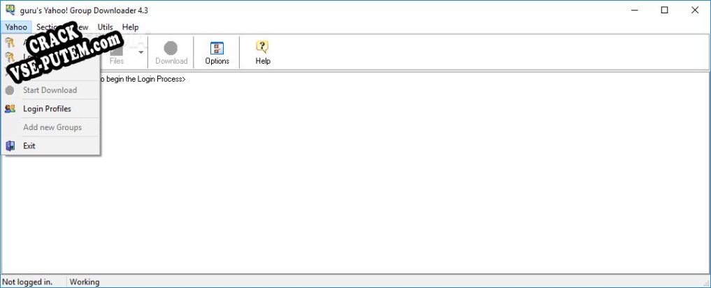 Yahoo Group Downloader  + crack (кряк)