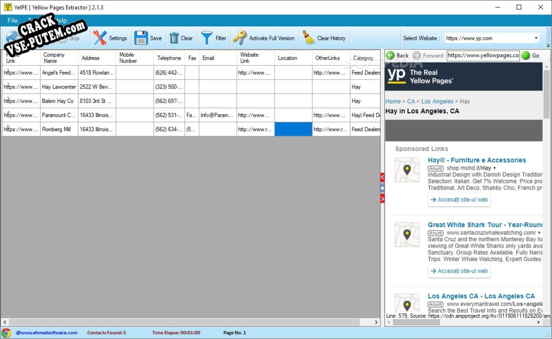 Yellow Pages Extractor keygen (кейген)