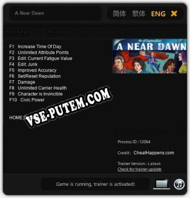 A Near Dawn: Трейнер +10 [v1.6]