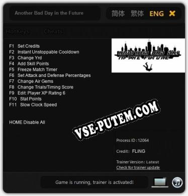 Трейнер для Another Bad Day in the Future [v1.0.5]