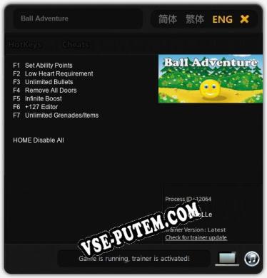 Ball Adventure: Читы, Трейнер +7 [dR.oLLe]
