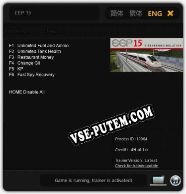 EEP 15: Трейнер +6 [v1.8]