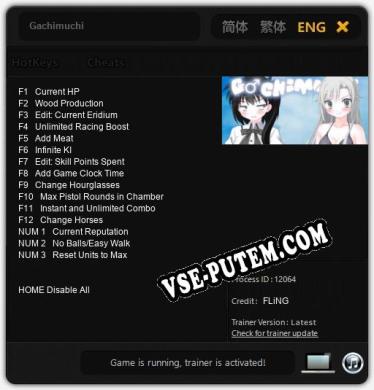 Gachimuchi: Читы, Трейнер +15 [FLiNG]