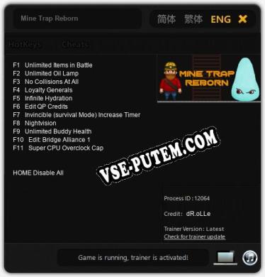 Mine Trap Reborn: Читы, Трейнер +11 [dR.oLLe]